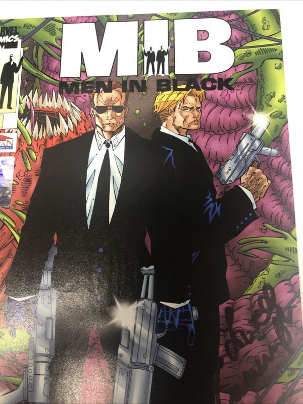 Men In Black # 1 Variant • Signed Lowell Cunningham • Marvel Comics • Certified
