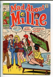 MAD ABOUT MILLIE #7 1970-MARVEL-STAN LEE-STAN GOODMAN-FASHION-PIN-UPS-vg