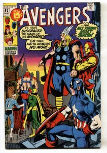 AVENGERS #92--1971--Captain Marvel--MARVEL--comic book--VG
