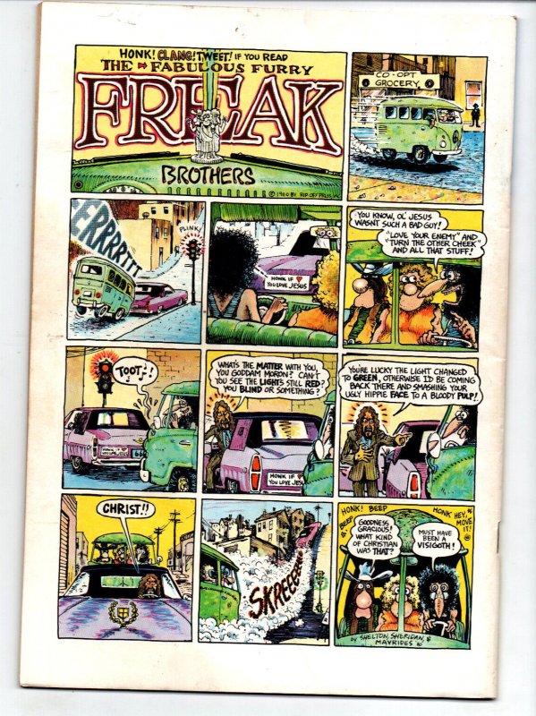 Rip Off Comix #8 - 1st Print - Freak Brothers - Underground - 1981 - FN/VF 