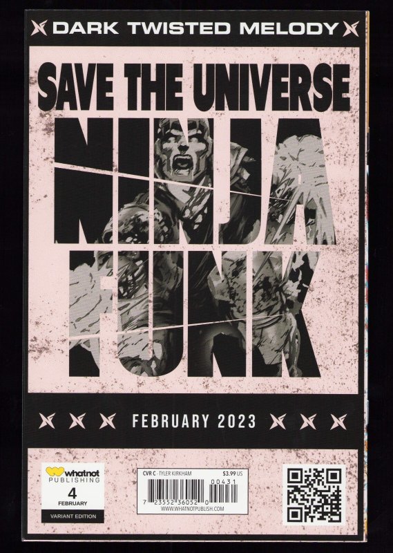 Ninja Funk #4 SIGNED w/ COA (9.2 ob ) 2022