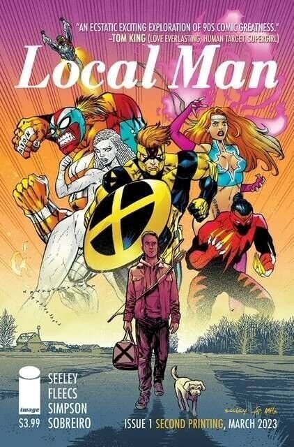 Local Man #1 2023 Fleecs 2nd Print Image Comics 2023 EB196