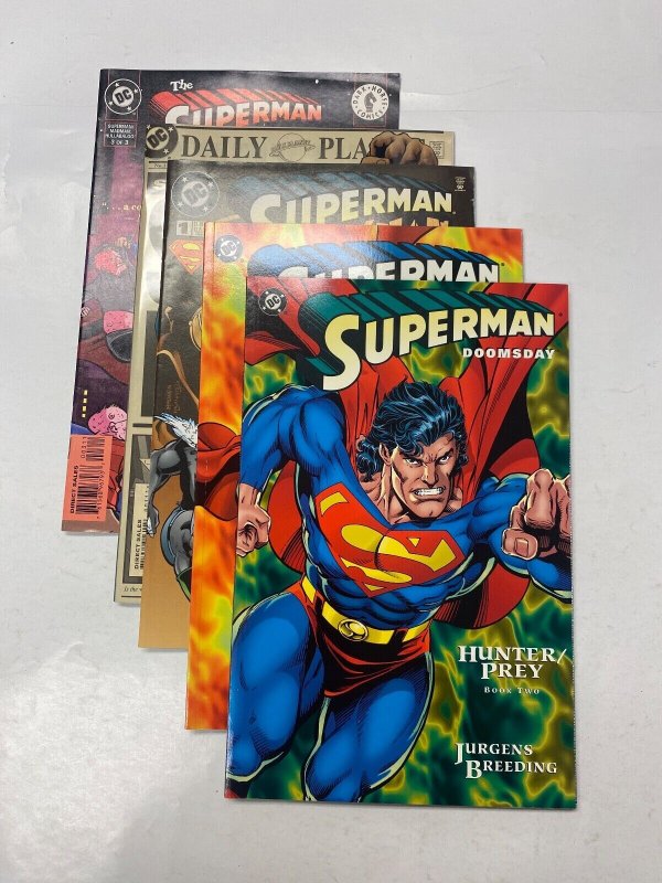 5 DC comic books Superman Madman #3 Save Planet #1 Toyman #1 Dooms #1 2 36 KM16
