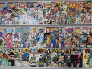 Huge Lot 150+ Comics W/ Fantastic Four, Squadron Supreme, X-Men+ Avg Fine+ Cond!