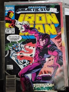 IRON MAN  # 278  1992  MARVEL DISNEY   AVENGER OPERATION GALACRIC STORM PT 6