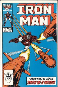 Iron Man #208 Direct Edition (1986) 8.0 VF