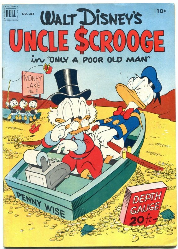 Four Color Comics #386 1952- 1st UNCLE SCROOGE- Carl Barks VF-