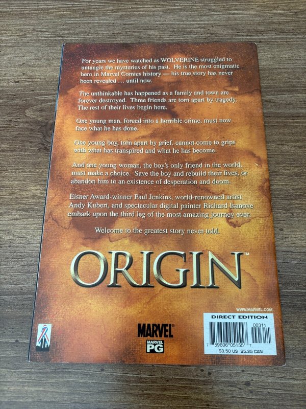 Origin # 3 VF-NM Marvel Comic Book Wolverine Limited Series X-Men 17 J369