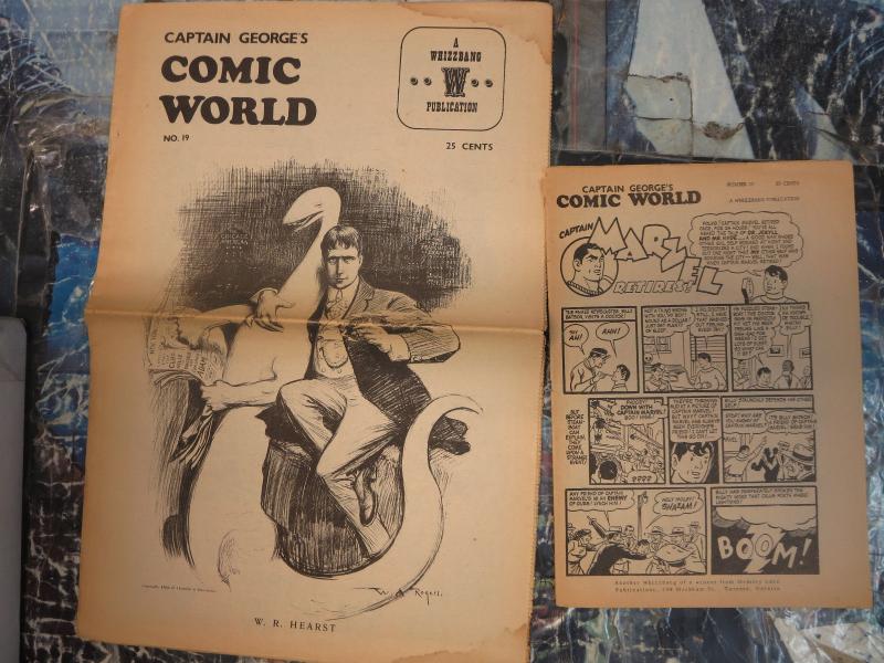 CAPTAIN GEORGE'S COMIC WORLD 16 reprints of vintage comic strips Whizzbang GOOD