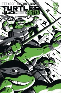 Teenage Mutant Ninja Turtles: Black, White, And Green #2A VF/NM ; IDW