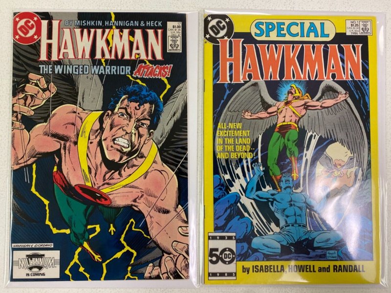 Hawkman comic lot from:#1-12 + special (2nd Series) 18 diff 8.0 VF (1986-87)