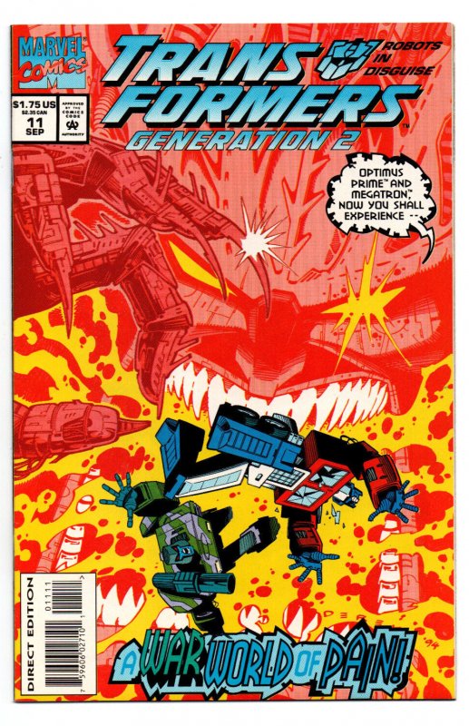 Transformers Generation 2 #11 - Marvel - 1994 - NM 