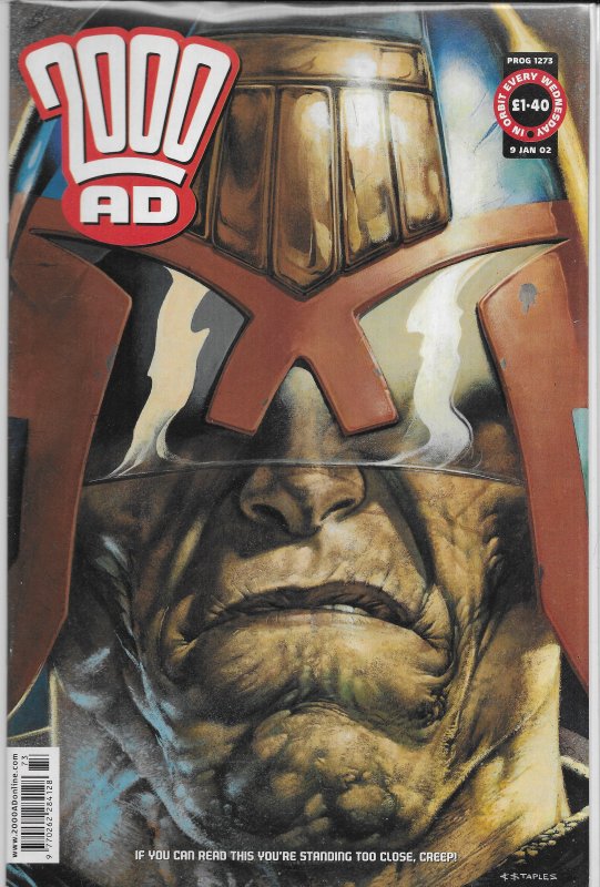 2000 AD #1273 FN Judge Dredd, Shakara, Storming Heaven, Bad Company