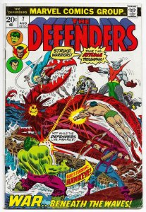 Defenders #7 | Hulk | Valkyrie | Hawkeye | Sub-Mariner (Marvel, 1973) VG