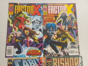 4 Marvel Comics #20 Cable + #2 Bishop + #1 2 Factor-X 9 TJ30