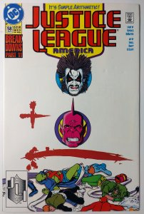 Justice League America #58 (8.5, 1992) 