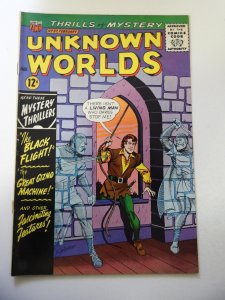 Unknown Worlds #37 (1965) VG+ Condition centerfold detached at one staple