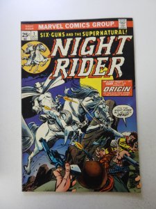 Night Rider #1 (1974) VF- condition
