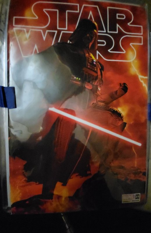 3 book set Star Wars: Darth Vader #25 Mayhew cracked mask, virgin and trade