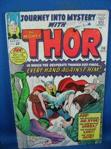 JOURNEY INTO MYSTERY 110 VG-  1964