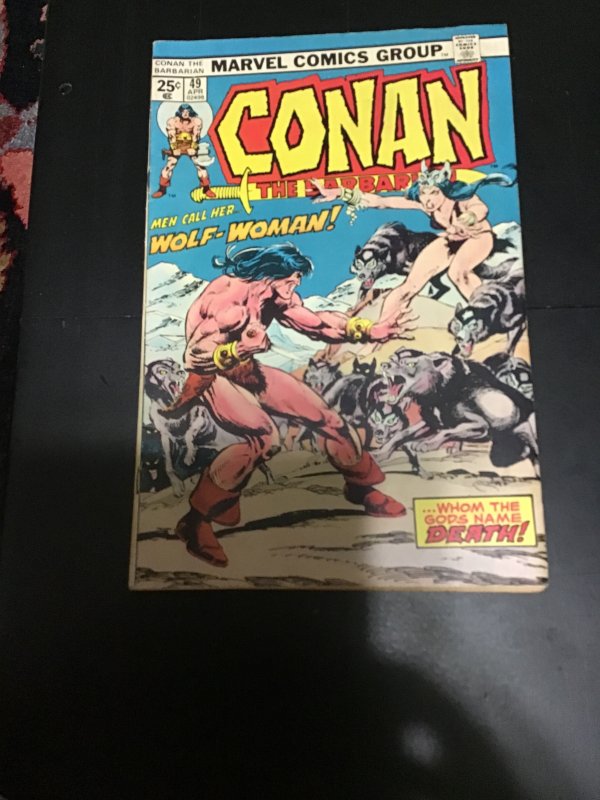 Conan the Barbarian #49 (1975) 1st Wolf-Wiman! Bondage with rats page 1 NM- Wow!