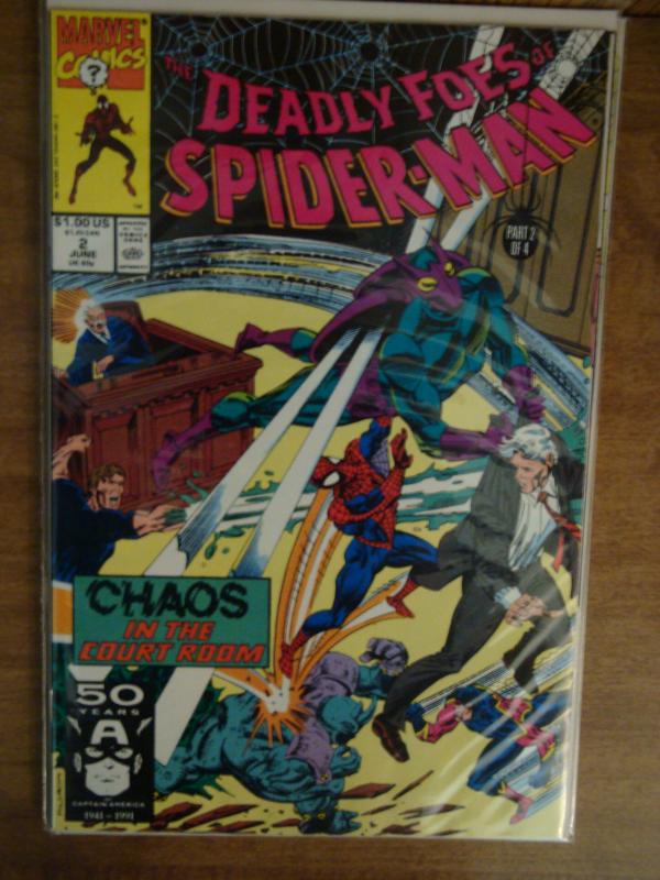 Marvel Comics Complete Set of Deadly Foes of Spider-Man #1-4