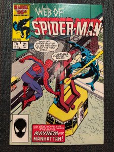 Web of Spider-Man #21 Direct Edition (1986)