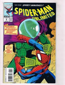 Spider-Man Unlimited #4 VF Marvel Comics Comic Book Mysterio Feb 1993 DE45
