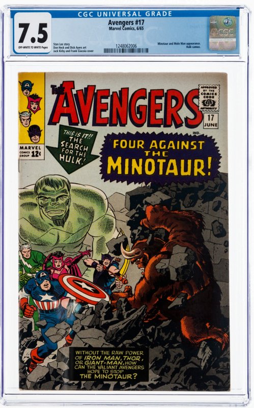 Avengers #17 (Marvel, 1965) CGC 7.5