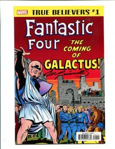 True Believers: Fantastic Four #1 - Signed by Joe Sinnott (9.0/9.2) 2018