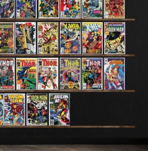 Huge Lot 140+ Comics with Iron Man, The Mighty Thor, Thor, Vigilante & More!