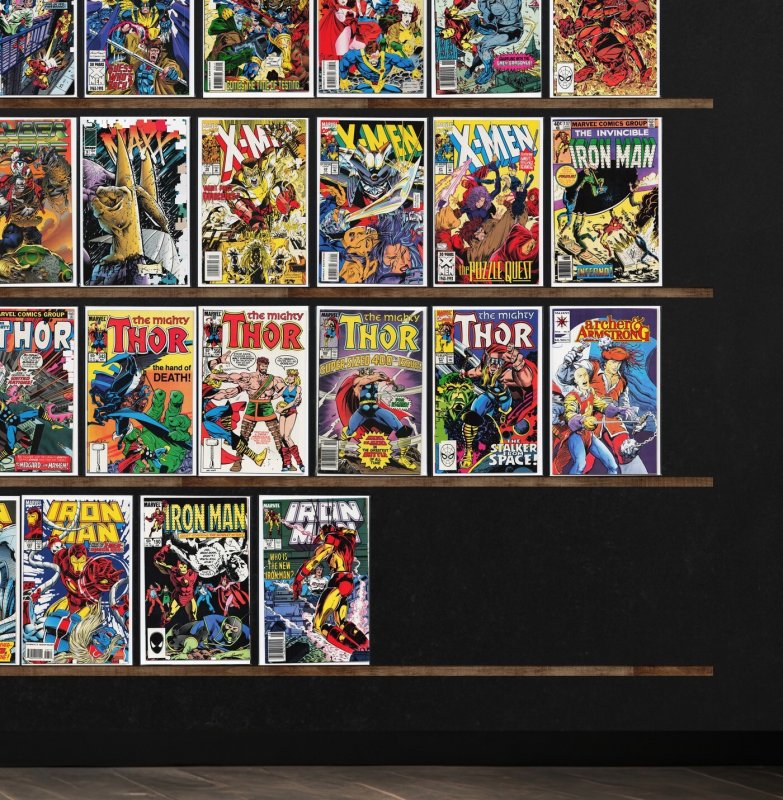 Huge Lot 140+ Comics with Iron Man, The Mighty Thor, Thor, Vigilante & More!