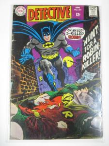 DETECTIVE 374 G+ Apr. 1968 Hunt for a Robin Killer! COMICS BOOK