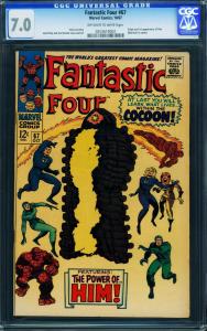 Fantastic Four #67-Him / Warlock Origin CGC 7.0 Kirby - 0253618002