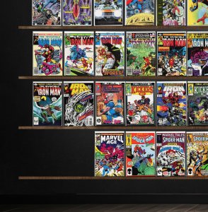 Huge Lot 150+ Comics with Iron Man, Marvel Tales, Marvel Age, Kickers & More!