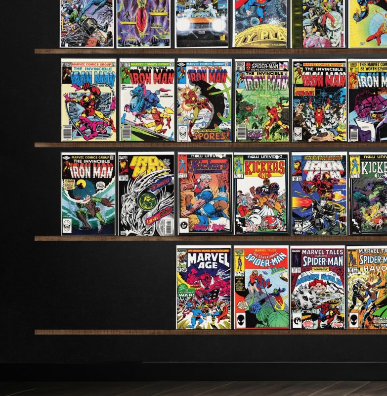 Huge Lot 150+ Comics with Iron Man, Marvel Tales, Marvel Age, Kickers & More!