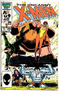 X-MEN #206, NM-, Wolverine, Rogue, Clairmont, Uncanny, 1986 more in store
