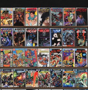 Huge Lot 150+ Comics with Justice League, Nexus, Superboy, Whisper & More!
