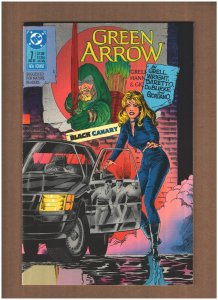 Green Arrow #7 DC Comics 1988 Mike Grell BLACK CANARY APP. NM- 9.2