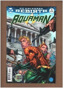 Aquaman #3 DC Comics Rebirth 2016 MERA Brad Walker Variant NM- 9.2