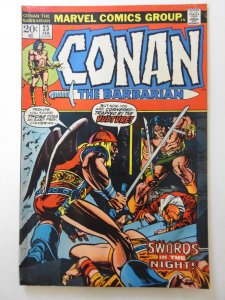 Conan the Barbarian #23 (1973) VG Condition Storage Wrinkle