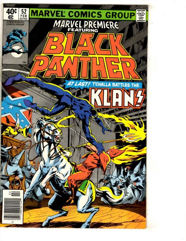 Marvel Premiere # 52 VF Comic Book Feat. Black Panther Klan Avengers Hulk J290