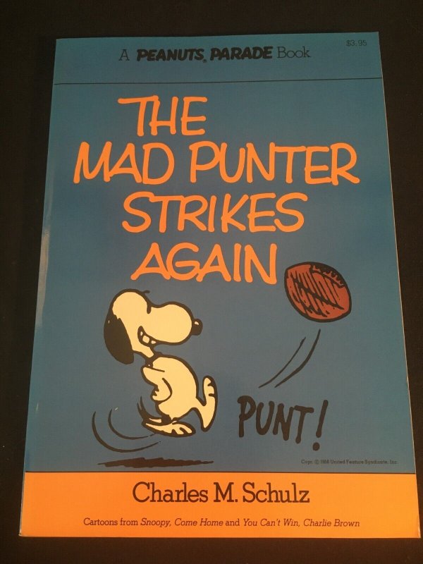 THE MAD PUNTER STRIKES AGAIN Peanuts Parade Book #7, Trade Paperback