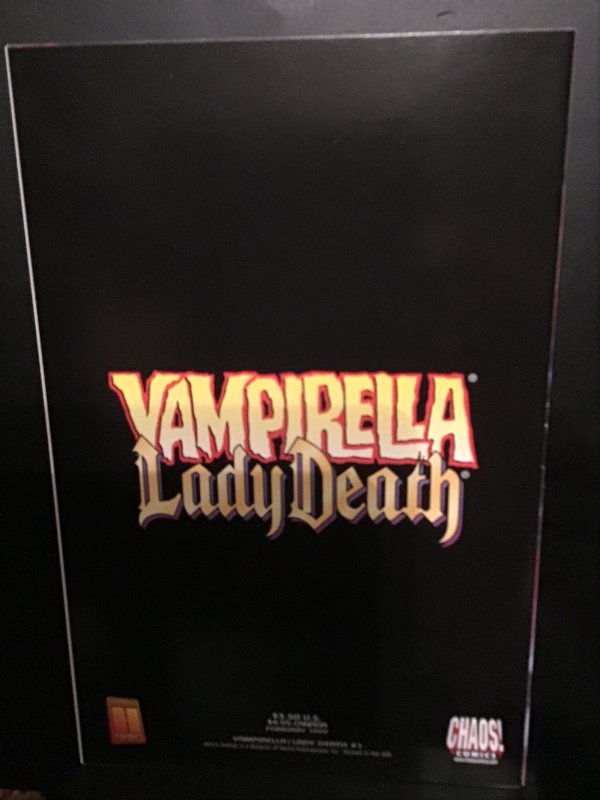 Vampirella / Lady Death #1 (1999)key crossover issue. Super-High grade. NM Wow!