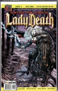 Brian Pulido's Lady Death: A Medieval Tale #5 (2003) Lady Death