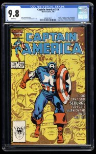 Captain America #319 CGC NM/M 9.8 White Pages Death of Many Super-Villains!