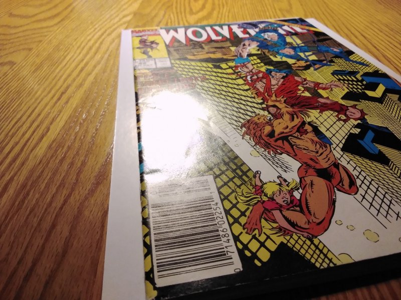 Wolverine #42 Newsstand (1991)