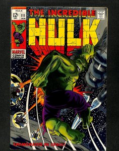 Incredible Hulk (1962) #111 1st Galaxy Master!