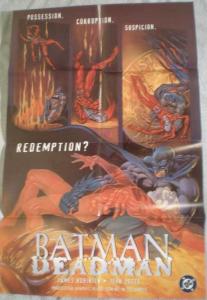 BATMAN DEADMAN Promo poster, 22x34, 1996, Unused, more Promos in store