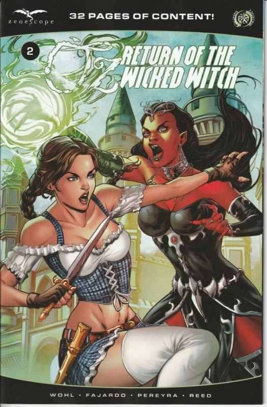 Oz Return of the Wicked Witch #2 Cover B Zenescope GFT Comic Abrera 